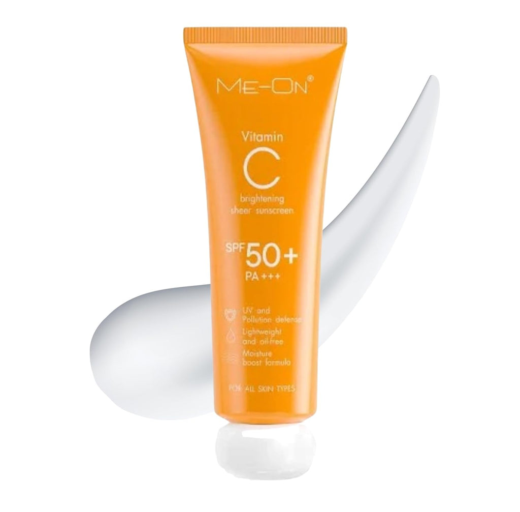 ME-ON Vitamin C Brightening Sheer Sunscreen SPF 50+ (for all skin types)
