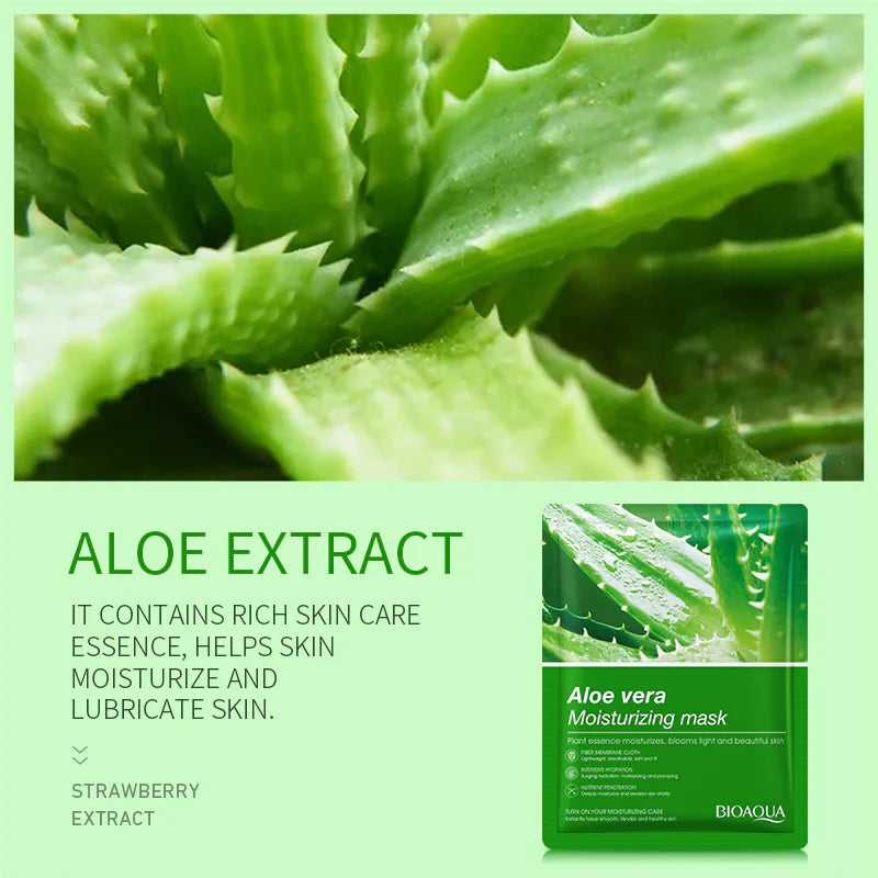 BIOAQUA - Aloe Vera Moisturizing Face Sheet Mask