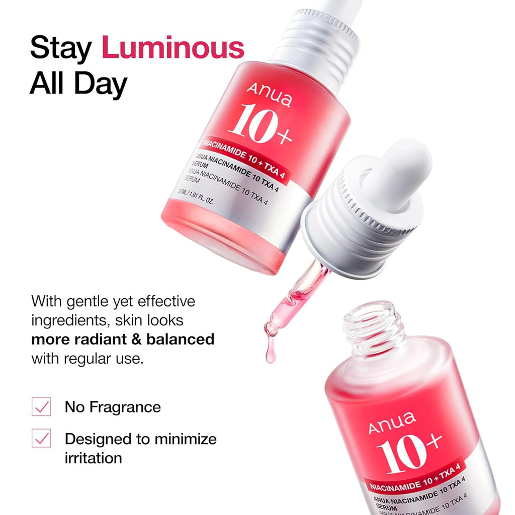 ANUA - Niacinamide 10 + TXA 4 Serum with Hyaluronic Acid and Vitamin B12