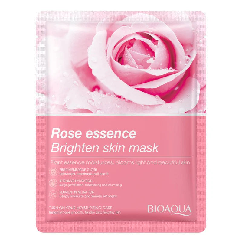 BIOAQUA - Rose Essence Brighten Skin Face Sheet Mask